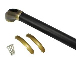 HILOGIC ハイロジック 97241 和寂 真鍮古美・レザー調 725mm