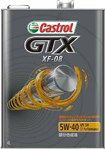 CASTROL(カストロール) Castrol　カストロール　カストロールGTX　XF08　5W40　4X6　SM-CF　5W40