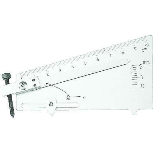 TRUSCO トラスコ中山 TRUSCO　溶接ゲージ精密アンダーカット測定用1目盛0．2mm TWGU-2S 2297361