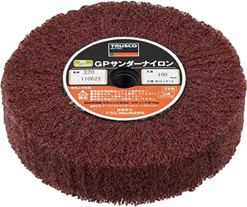 TRUSCO トラスコ中山 TRUSCO　GPサンダーナイロン　ねじ込み式100Φ　5個入　320＃ ...