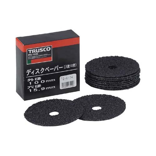 TRUSCO トラスコ中山 TRUSCO ディスクペーパー外径100φ40＃ TG4-40 2566991