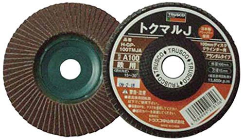 TRUSCO トラスコ中山 TRUSCO　トクマルJ　アランダム　外径100Φ　10枚入　100＃ GP-100TMJA 2443651