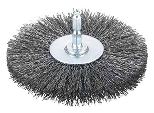 TRUSCO トラスコ中山 TRUSCO　軸付ホイールブラシ　Φ100x6　0．3mm　ワイヤー線 TB-6252-60 3521044