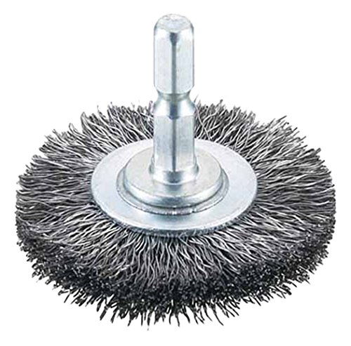 TRUSCO トラスコ中山 TRUSCO 軸付ホイールブラシ Φ50x6 0.3mm ワイヤー線 TB-6222-60 3521117