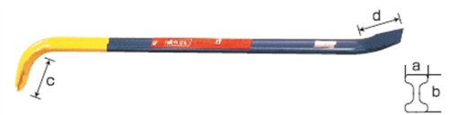 OH（オーエッチ工業）　曲がらない平バール　900mm HB-900 1659961