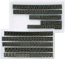 ユニオン(ユニオンコーポレーション) 差替式ゴム印T−44mm英数字セット 1730071 3230619
