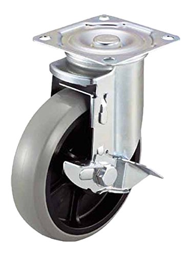 Rakuten - ワコーパレット ワコー　エアーキャスター（自在車ストッパー付）　125mm　ウレタン車 AHG-125-GUDS 3051811
