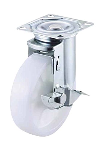ワコーパレット ワコー　エアーキャスター（自在車ストッパー付）　125mm　ナイロン車 AHG-125-NBDS 3051838