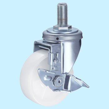 ハンマーキャスター ハンマー Sシリーズねじ込み自在SP付ナイロン車125mm 3670317