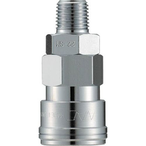 長堀工業 (株) CAL44SM 5172 ナック クイックカップリング AL型 鉄 メネジ取付用 3...
