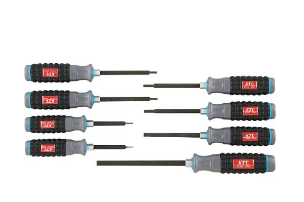 京都機械工具 ※KTC 樹脂柄ヘキサゴンドライバセット [8本組] TD1H8 2285 3839621