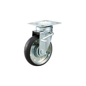 TRUSCO トラスコ中山 ※TRUSCO ハイテンプレス製ゴム車自在S付金具付φ150 HTTJB150 4600 3925731