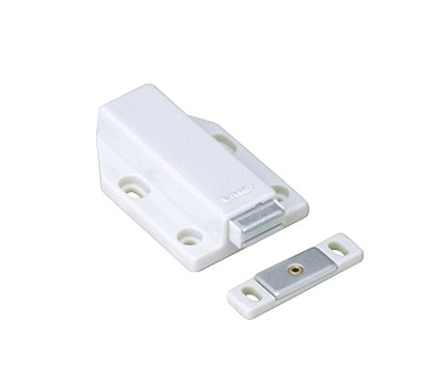 スガツネ工業 ※LAMP 大型マグネラッチML120型 ホワイト (140-050-337) ML120W 3278 3770249