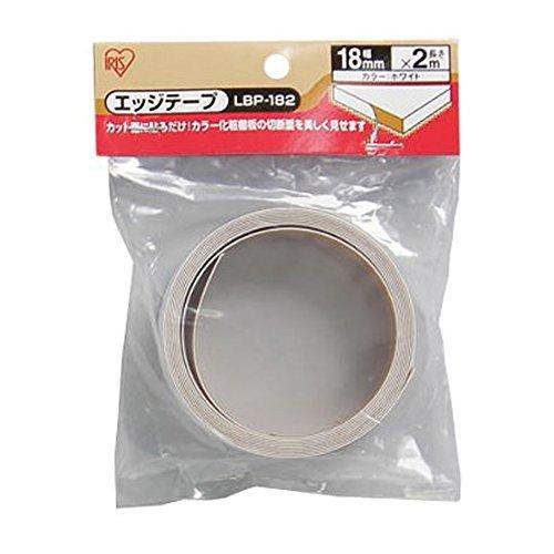 IRISOHYAMA Colored Shelf Edge Tape, White, LBP-182