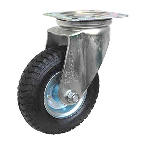 シシクアドクライス シシク 空気入車輪付キャスター 自在 220mm AIJ2.504