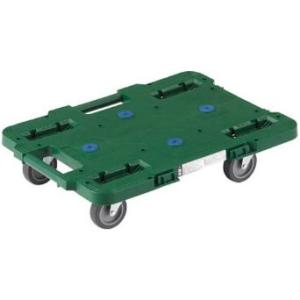 TRUSCO トラスコ中山 TRUSCO ルートバン 370X500 4輪自在 緑 TRUSCO ルートバン 370X500 4リンジザイ ..