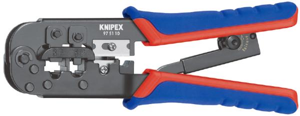 クニペックス プラグ用圧着ペンチ 190mm 9751-10