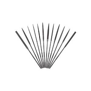 ツボサン 精密ヤスリ 12本組 半丸 #6 HA01256T