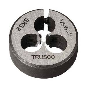 TRUSCO トラスコ中山 TRUSCO 丸ダイス 25径 ウイットねじ 1/2W12 (SKS) T25D-1/2W12 (P)