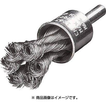 LESSMANN社 LESSMANN 軸付ノット型エンドブラシ Φ19 高張度鋼線 0.35 453278