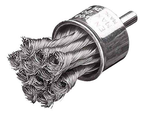 LESSMANN社 LESSMANN 軸付ノット型エンドブラシ Φ29 ステンレス線 0.25 456358