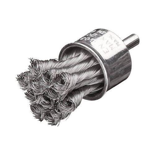 LESSMANN社 LESSMANN 軸付ノット型エンドブラシ Φ29 ステンレス線 0.50 456398
