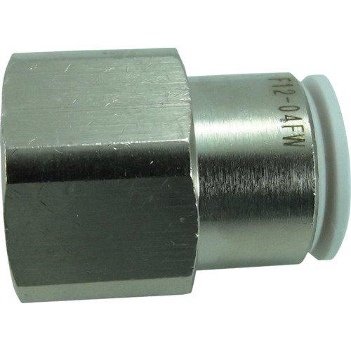 千代田通商 チヨダ ファイブフィメイルコネクタ W(白)12mm・RC1/2 F1204FW 3136361