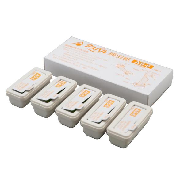 朝日産業 朝日 ムシポンカートリッジ5個入り 白 MP-061用 AS6