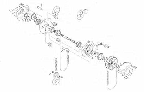 キトー CB010用部品 フックラッチ組 C1FA00510712