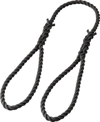 TRUSCO トラスコ中山 TRUSCO 台付ポリプロンピレンロープ 線径12mmX長さ4m TPP124