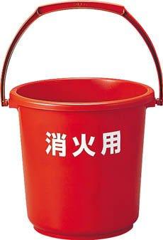 TRUSCO トラスコ中山 TRUSCO エコポリバケツ 10L 消火用 RBKS10