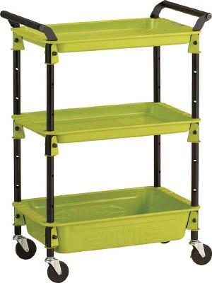 TRUSCO トラスコ中山 TRUSCO ツールワゴンロイヤル586×320×833深2浅1 黄緑 TWR4GR