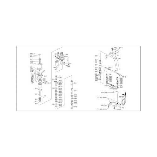 TRUSCO トラスコ中山 TRUSCO FTR65G用 エアーピストンチューブ FTR020 4148029