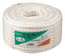 TRUSCO トラスコ中山 TRUSCO ビニロンロープ 3つ打 線径12mmX長さ30m R1230