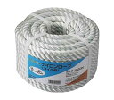 TRUSCO トラスコ中山 TRUSCO ナイロンロープ 3つ打 線径12mmX長さ20m R1220N
