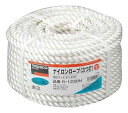 TRUSCO トラスコ中山 TRUSCO ナイロンロープ 3つ打 線径12mmX長さ30m R1230N
