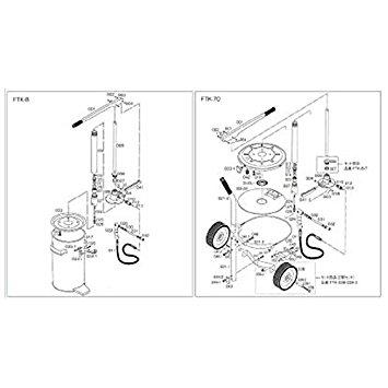 TRUSCO �ȥ饹���滳 TRUSCO FTK8��70���� �ե������� FTK015 4148819