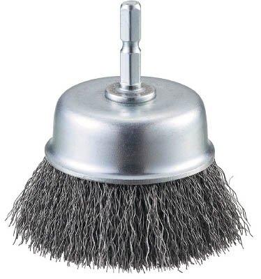 TRUSCO トラスコ中山 TRUSCO 軸付カップブラシ φ65X軸6 鋼線 線径0.3 TB6632