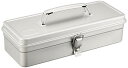 TRUSCO トラスコ中山 TRUSCO トランク型工具箱 W320XD137XH96.5 シルバー T320SV