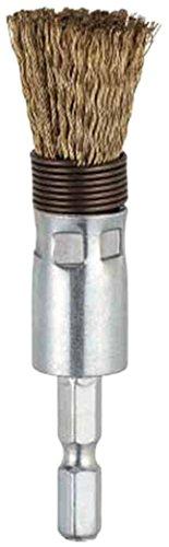 TRUSCO トラスコ中山 TRUSCO 六角軸筒型ブラシΦ15X6.35 真鍮メッキ0.25 スプリング付 TEBS615G