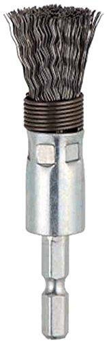 TRUSCO トラスコ中山 TRUSCO 六角軸筒型ブラシΦ15X6.35 鋼線0.3 スプリング付 TEBS615S