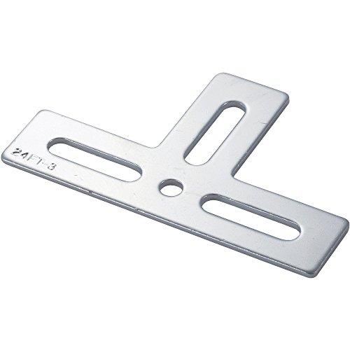 TRUSCO トラスコ中山 TRUSCO ジョイント金具24型フラットクローム寸法100×64穴 TK24FT3C 2831503