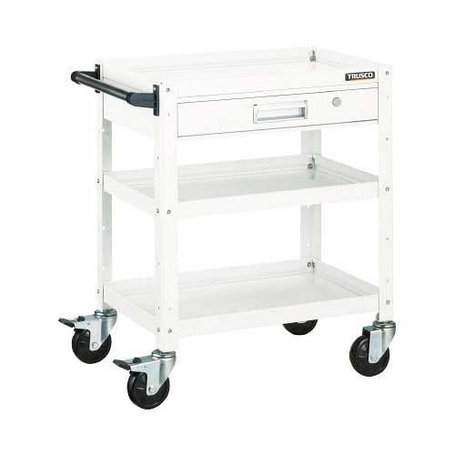 TRUSCO トラスコ中山 バーディワゴン　600X400　引出付　YG色 BDW-763V-YG 1台