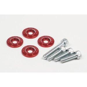 SP武川 アルミ削り出しアンダーカウルサイドカラー(レッド) Z125 PRO 品番：09-11-0171