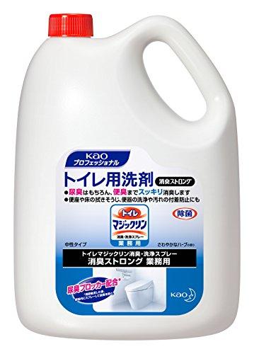 花王 トイレマジックリン 消臭・洗浄スプレー 消臭ストロング 業務用 4.5L 1本(324184)