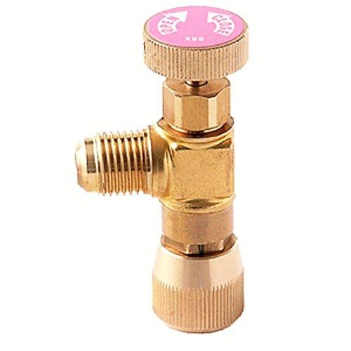 YAZAWA ヤザワ R-410A・R-32用コントロールバルブ 5/16オスフレア×5/16メスフレア A44000S