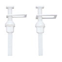 YAZAWA ヤザワ 便座取付具 補修用取付具 長さ:124mm ホワイト PW902-34