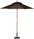 FUJIBOEKI 不二貿易 木製パラソル 210cm ブラウン 210BR 210BR BROWN 【60160】 北海道、沖縄、離島配送不可