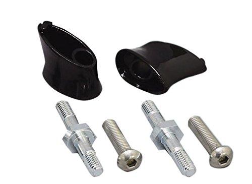 KIJIMA キジマ リアショートウインカーステー 04y〜スポーツスター ブラック　HD-01978