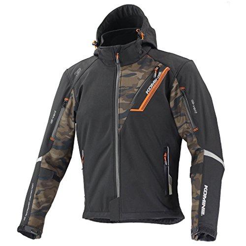 コミネ(Komine) JK−579　Protect　Softshell　W−PARKA−IFU　色：Black／Camo　サイズ：3XL　（07−579）